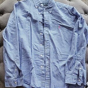 Blue Checkered Men's Shirt